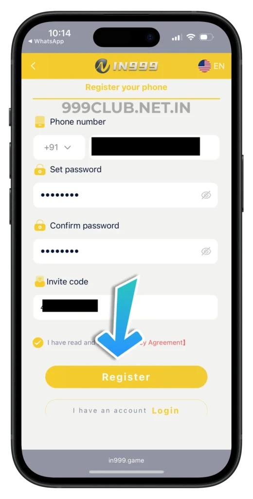 999club-register-page